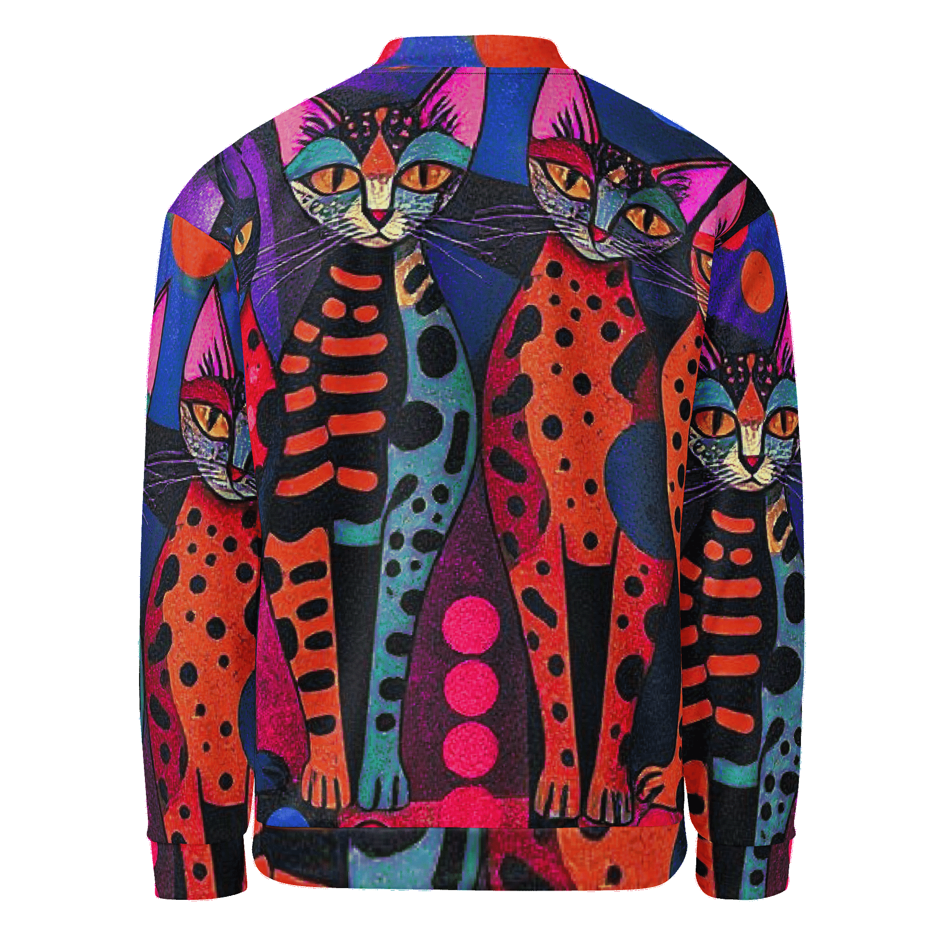 Red Cats Bomber Jacket product image (2)