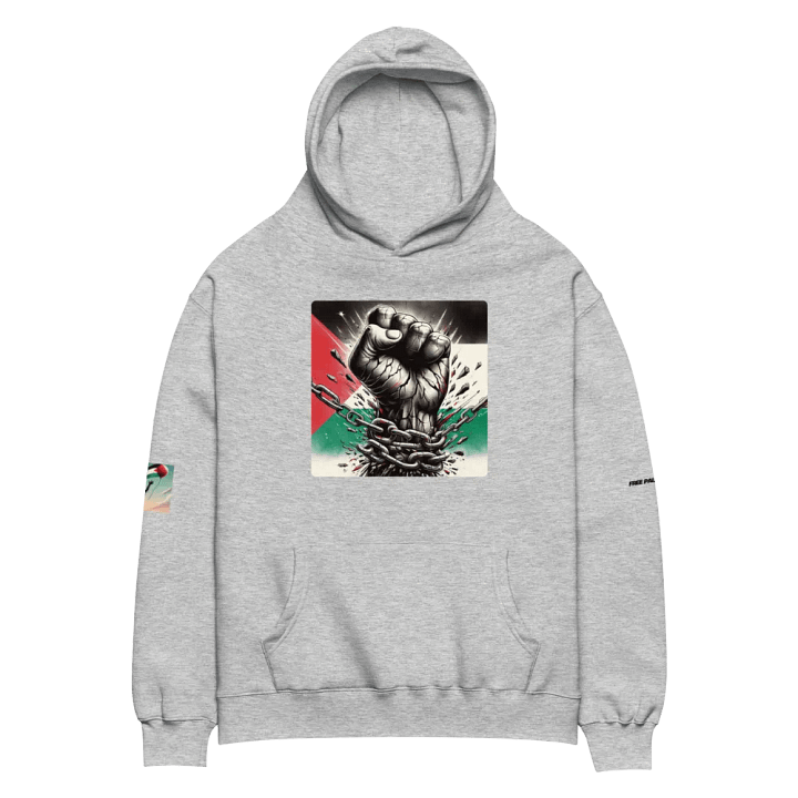 AS Colour Unisex Premium Oversized Hoodie | AI Design FREE PALESTINA product image (2)