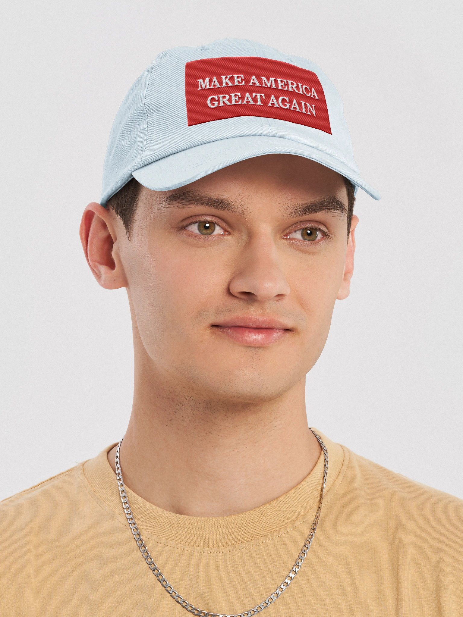 Adjustable Make America Great Again MAGA Red/White Hat for Men and Women - Political Trucker Cap product image (5)
