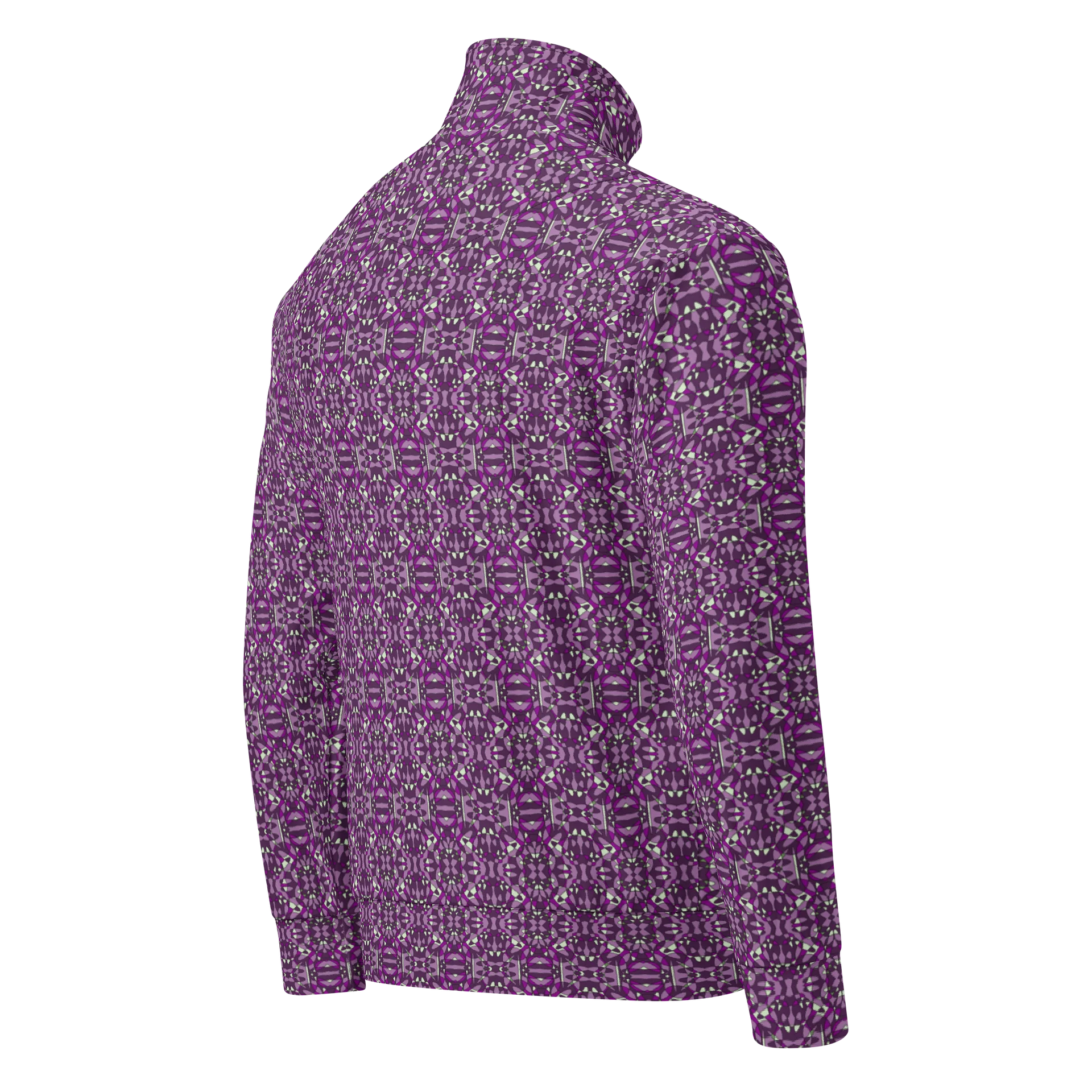 Starlight Mulberry – Recycled Unisex Track Jacket product image (2)