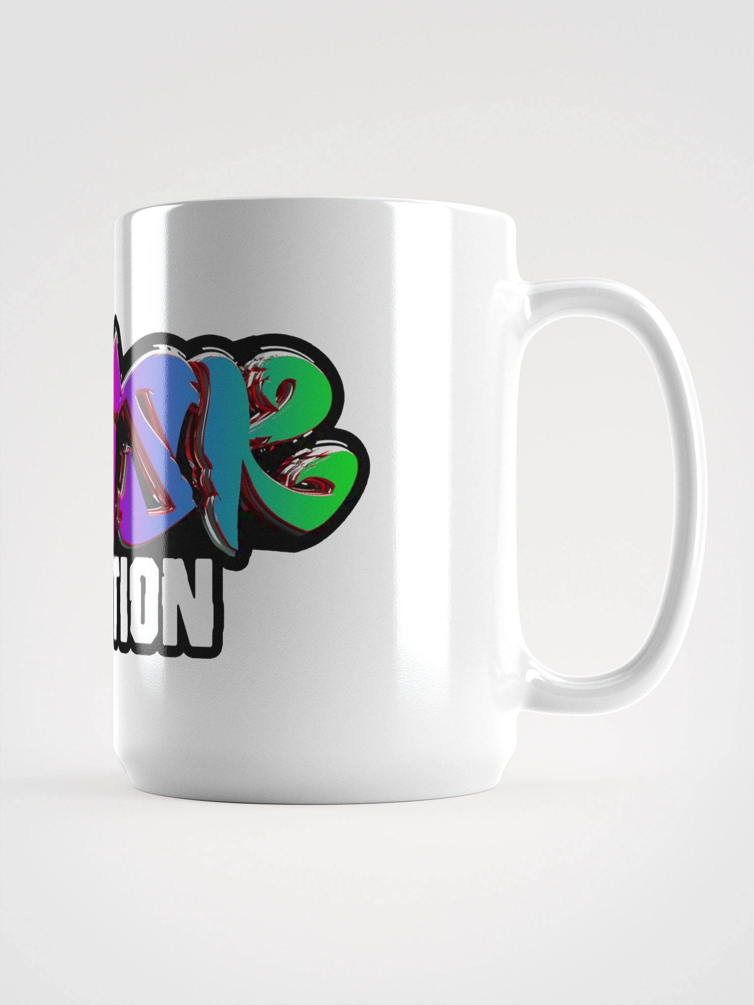 The Brisk Selection Rainbow Mug White product image (1)