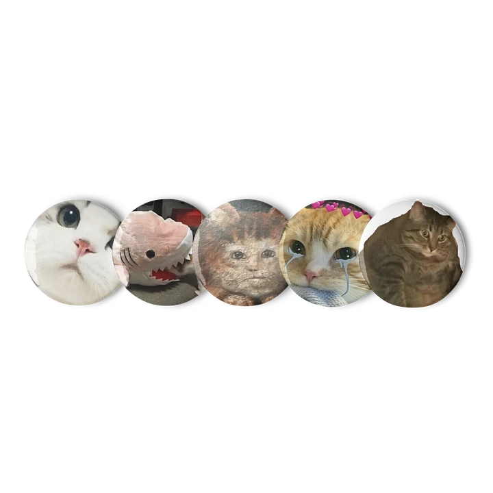 Set of Pin Buttons: Meme Cats 14 product image (3)