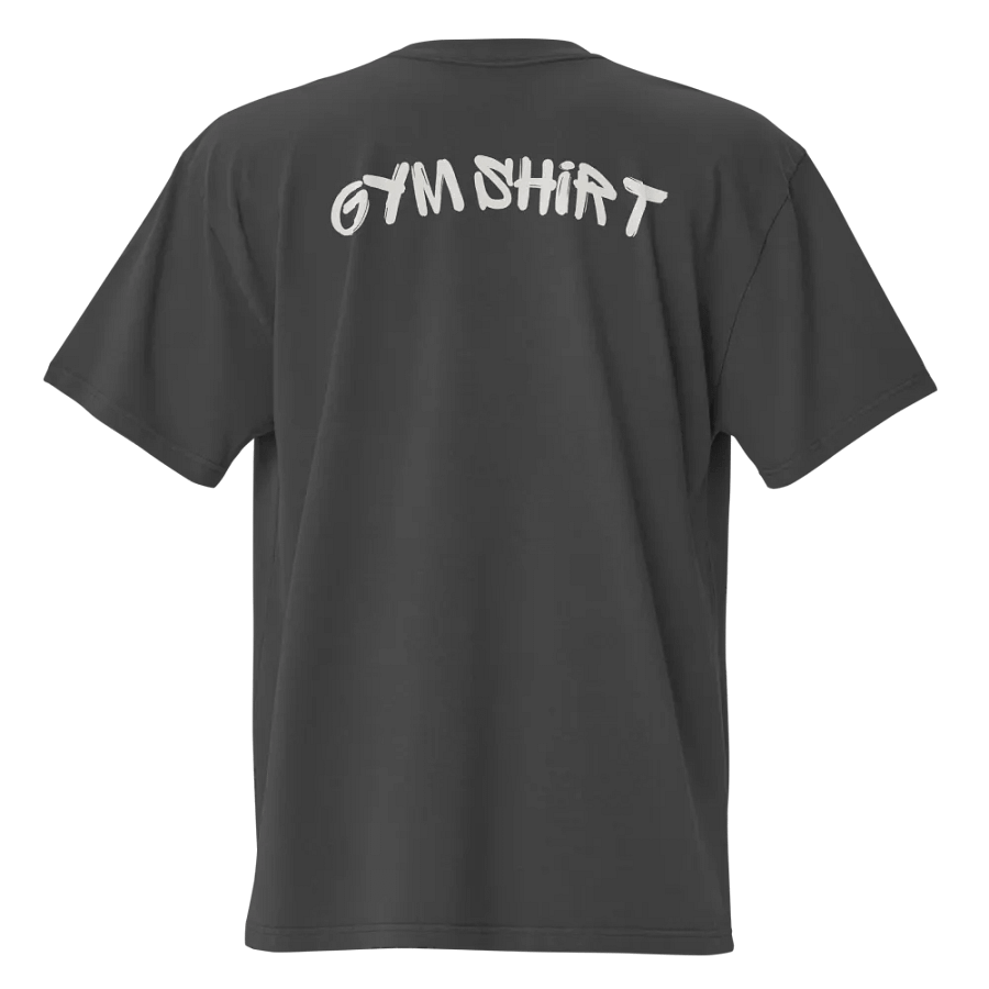"Gym Shirt" Oversized Faded T-Shirt product image (3)