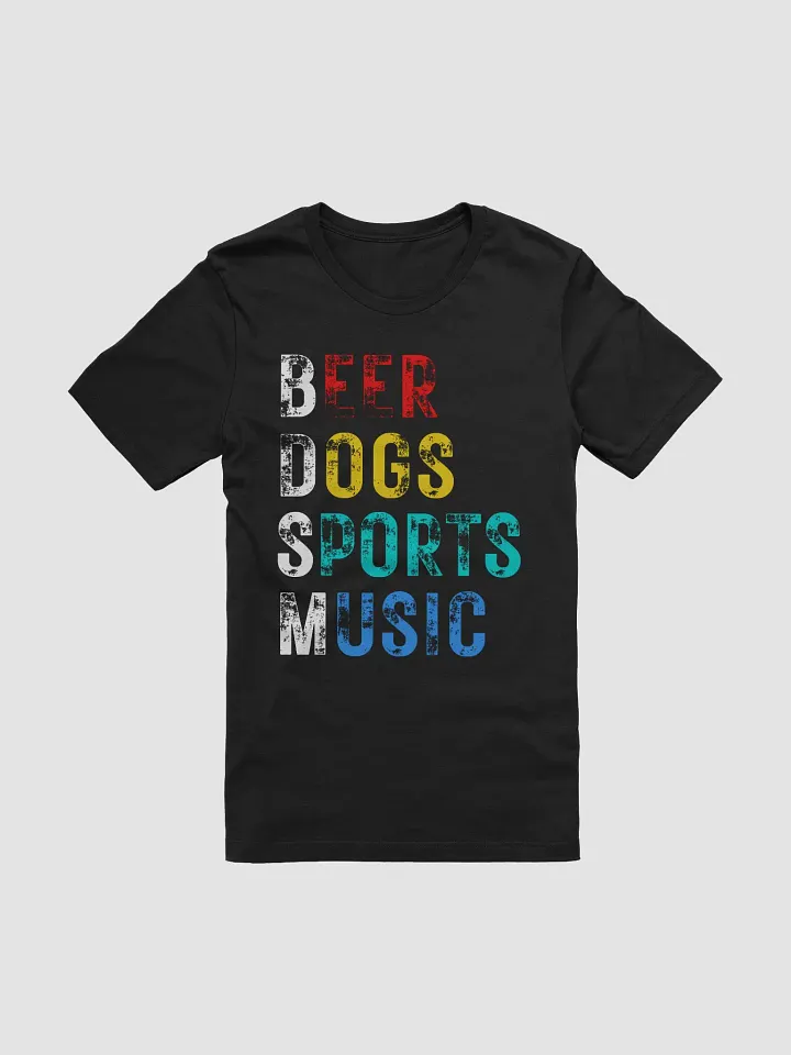 Beer Dogs Sports Music T-Shirt - Fun BDSM Party Gift Tee product image (1)