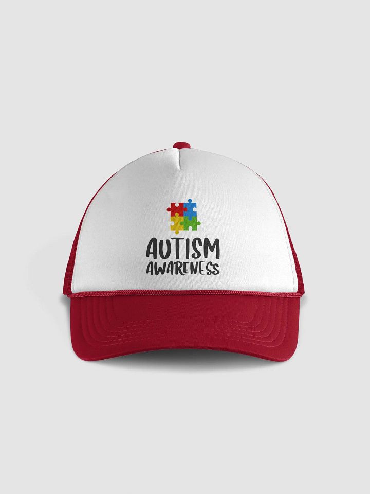 Autism Awareness Puzzle Trucker Hat product image (1)