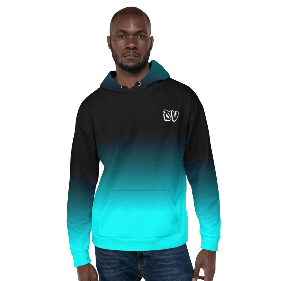 STRAIGHT VIBIN NEON COLOR FADE STYLE TANJIRO DEMON SLAYER HOODIE product image (6)