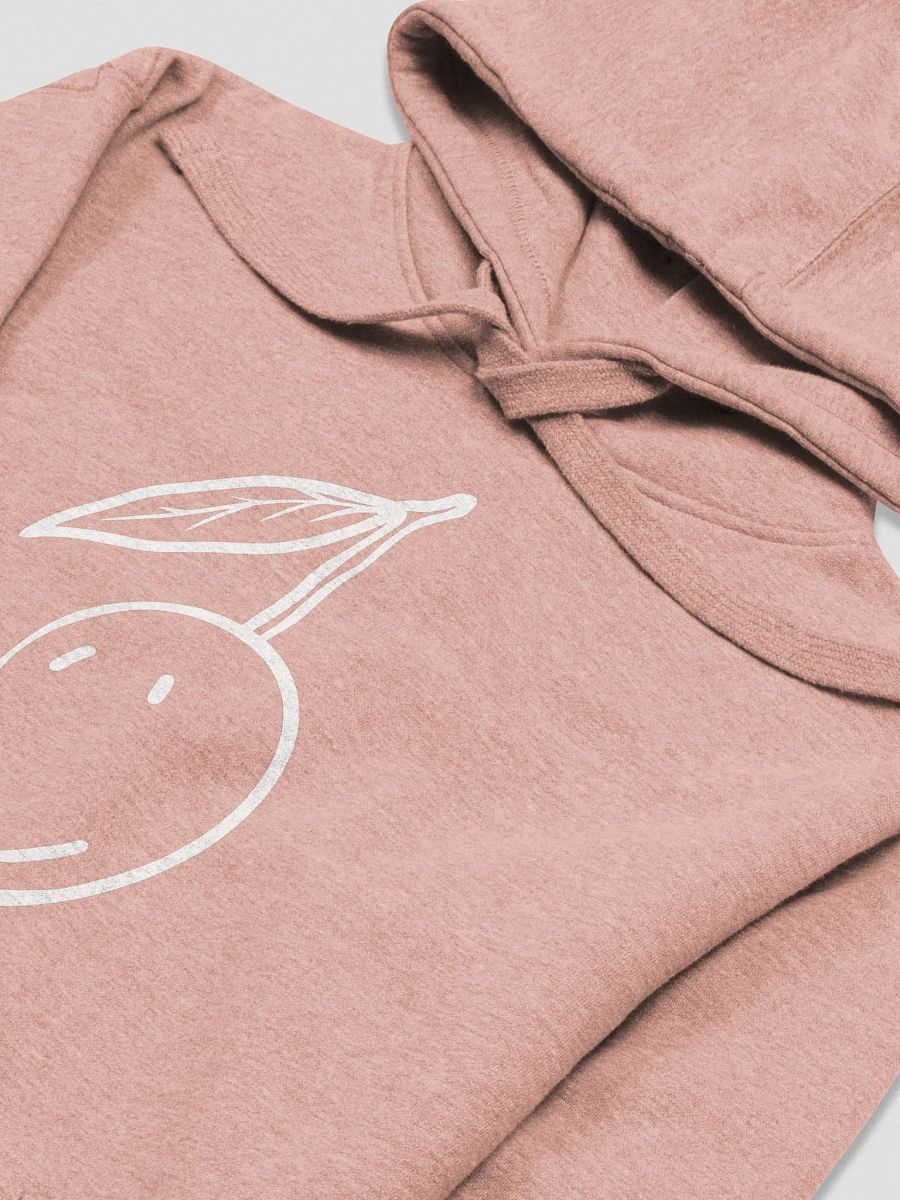 Mango Fruit Hoodie Cotton Heritage Unisex Premium White Outline product image (33)