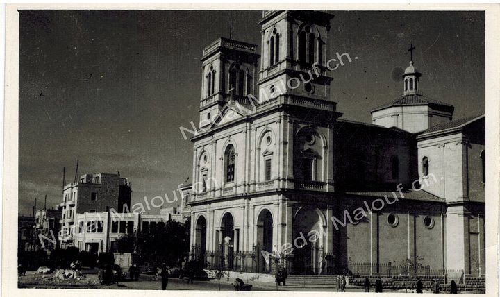 بطاقة بريدية لكنيسة اللاتين في حلب منتصف القرن العشرين product image (2)