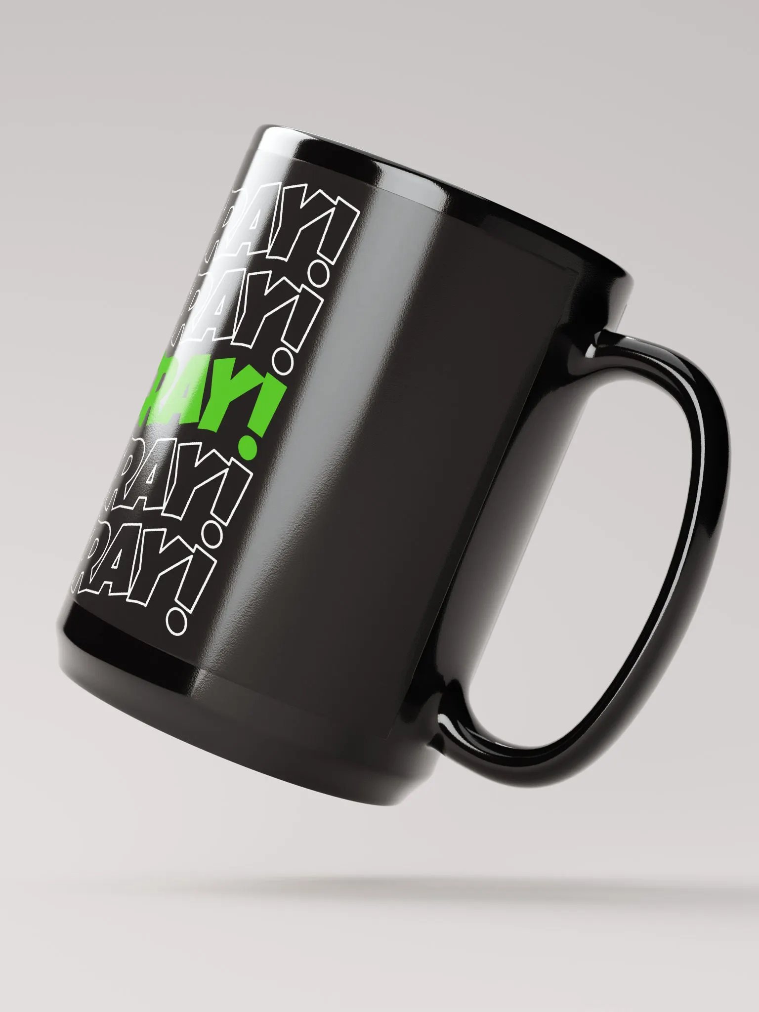 He's cray cray! Mug (green/white) product image (2)