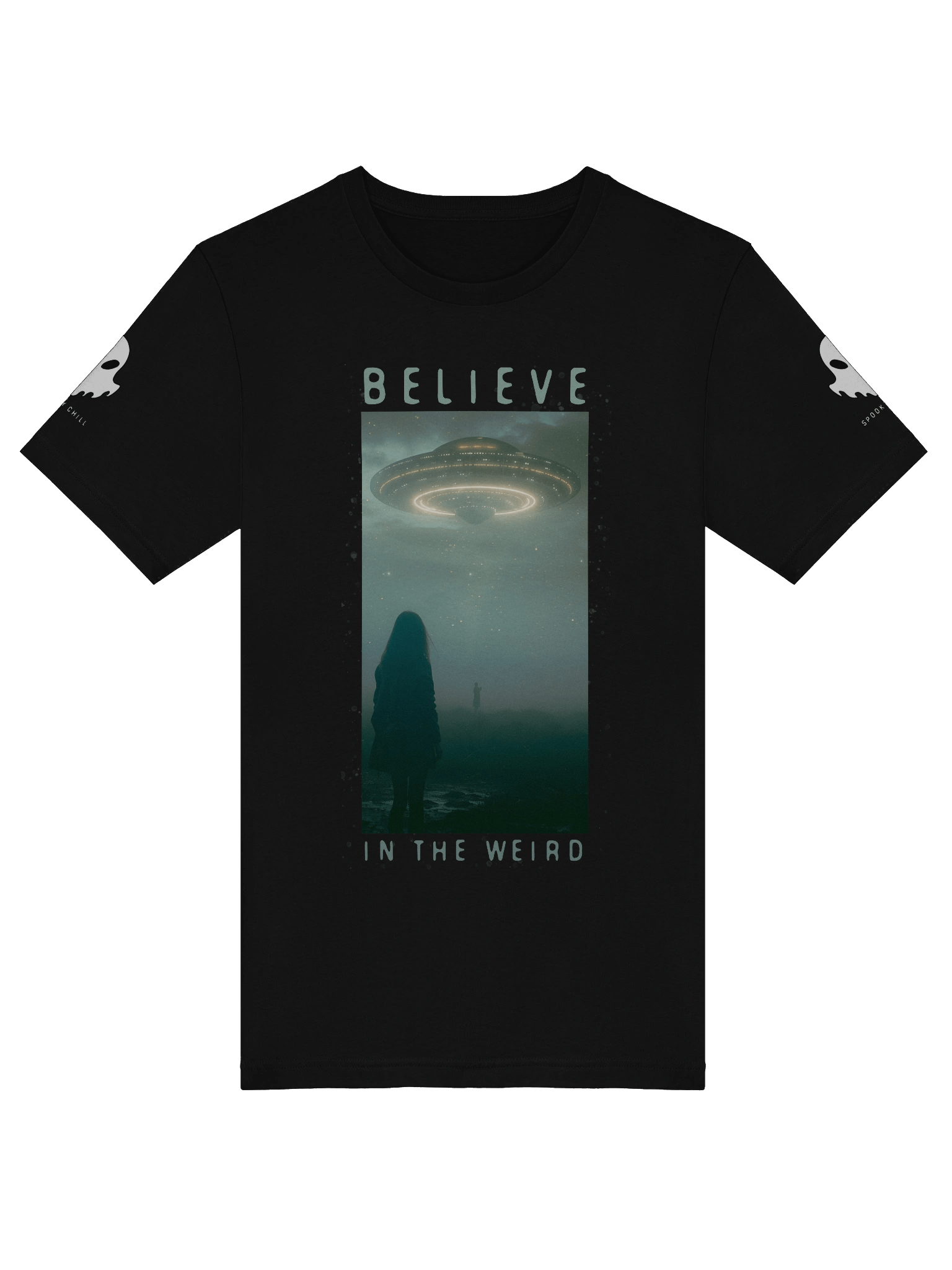 Spooky Chill “UFO Encounter” Tee – Believe in the Weird product image (17)