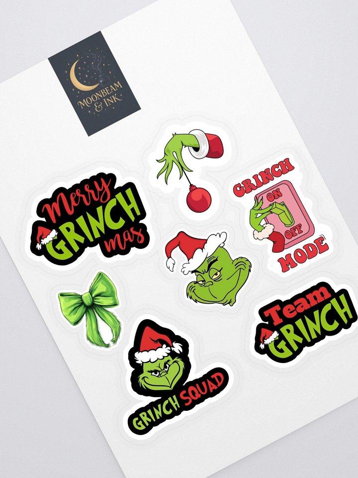 Grinch Sticker Sheet product image (1)