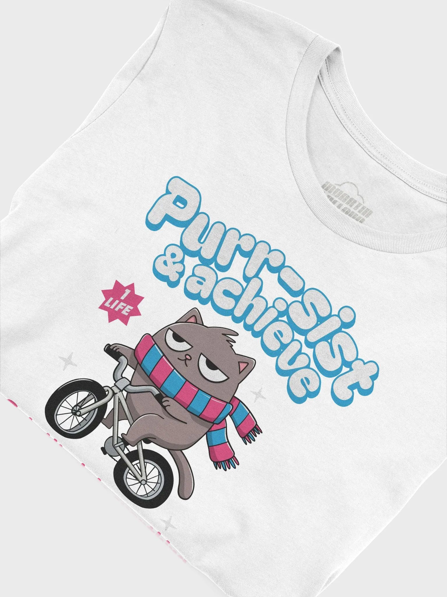 Purr-sist and achieve - cat-titude is everything - motivational product image (5)