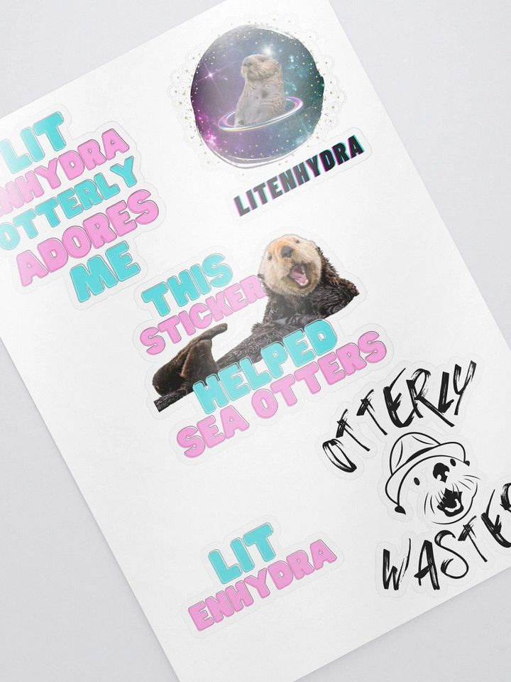 LIMITED EDITION OTTER STICKER SET product image (2)