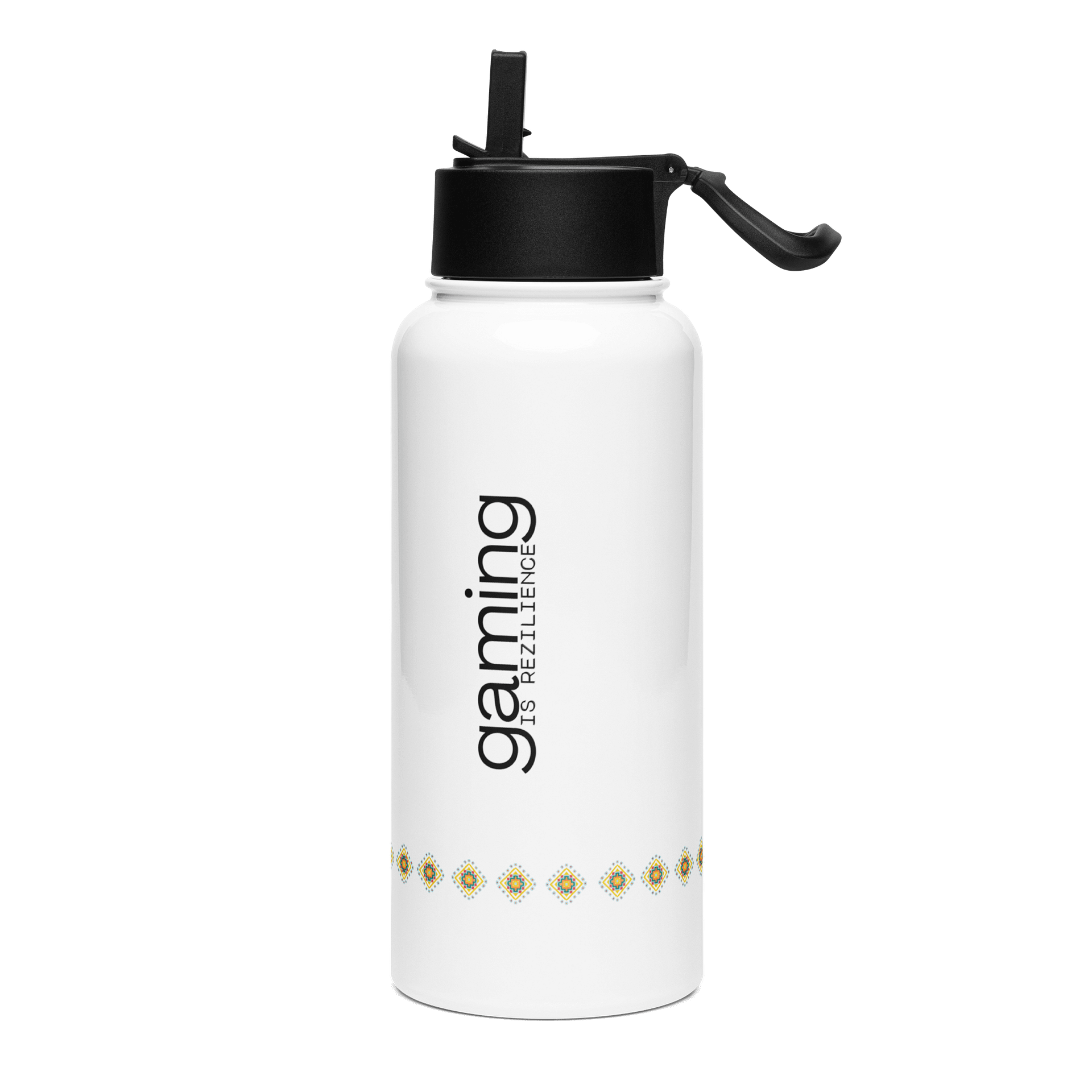 Gaming Meets Cultural Empowerment Fusion Stainless Steel Bottle product image (4)