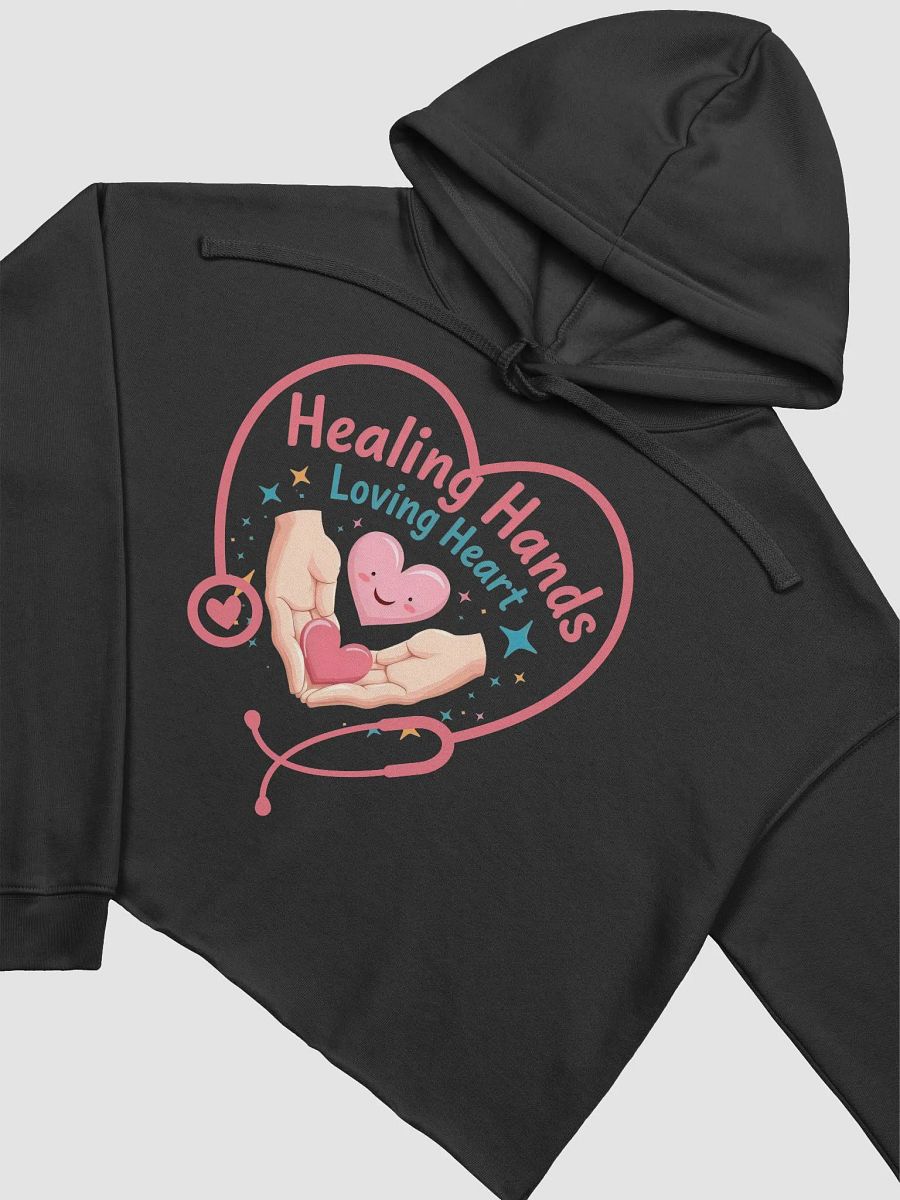 Healing Hands and Loving Heart Crop Hoodie product image (20)