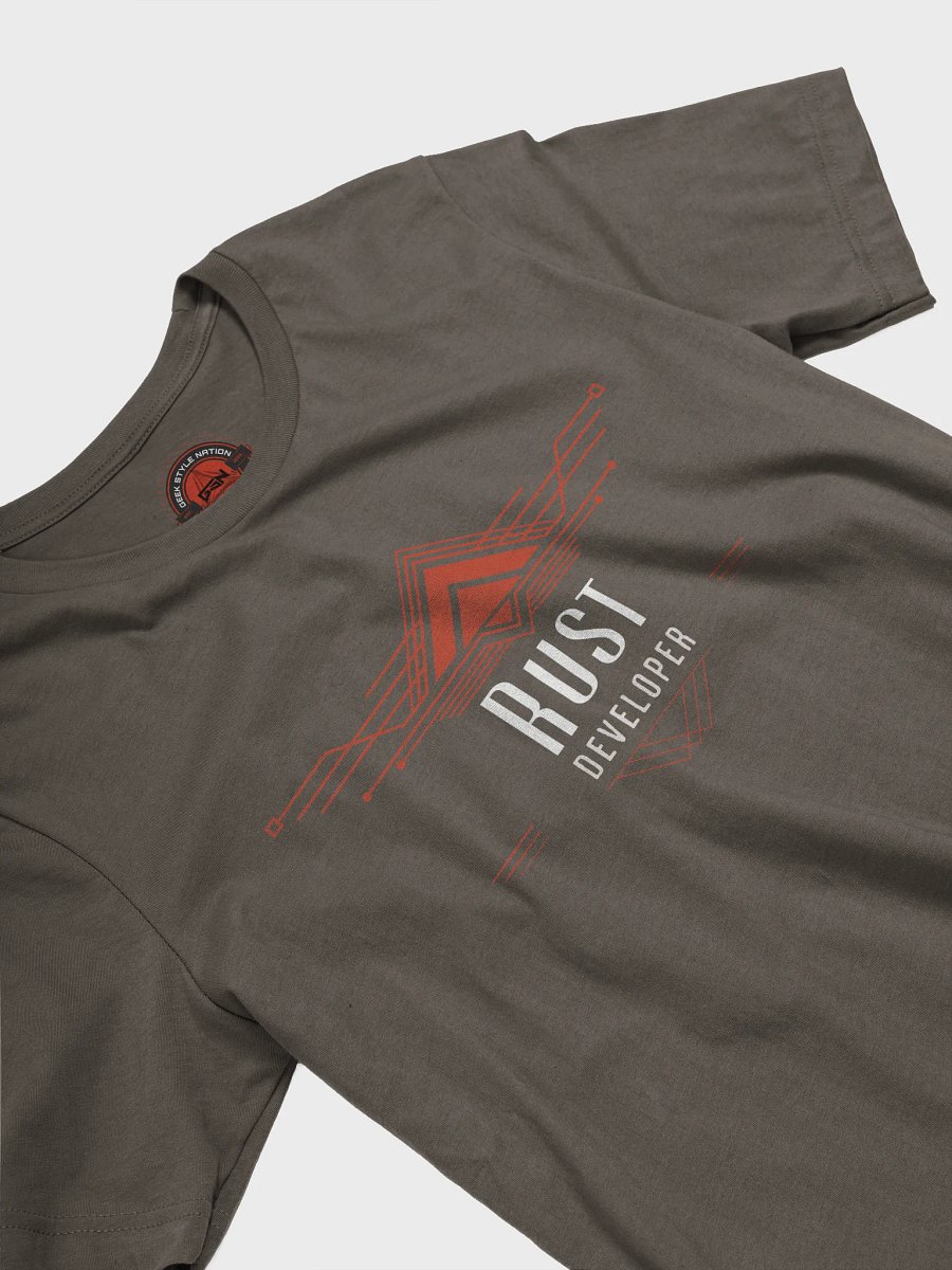 Rust Developer Code Artisan - Bella+Canvas Unisex T-Shirt (Super Soft Classic Fit) product image (3)