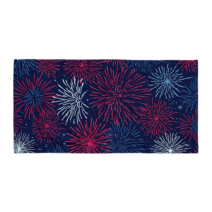 Fourth of July Fireworks Beach Towel product image (2)
