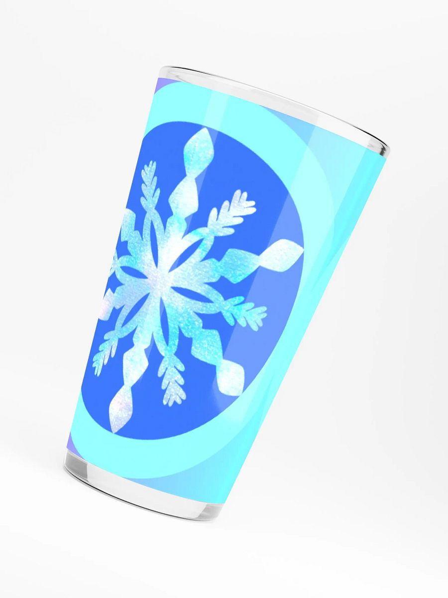 snowflake glass cup product image (6)