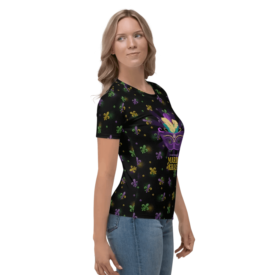 Mardi Gra All Over Print T-shirt product image (3)