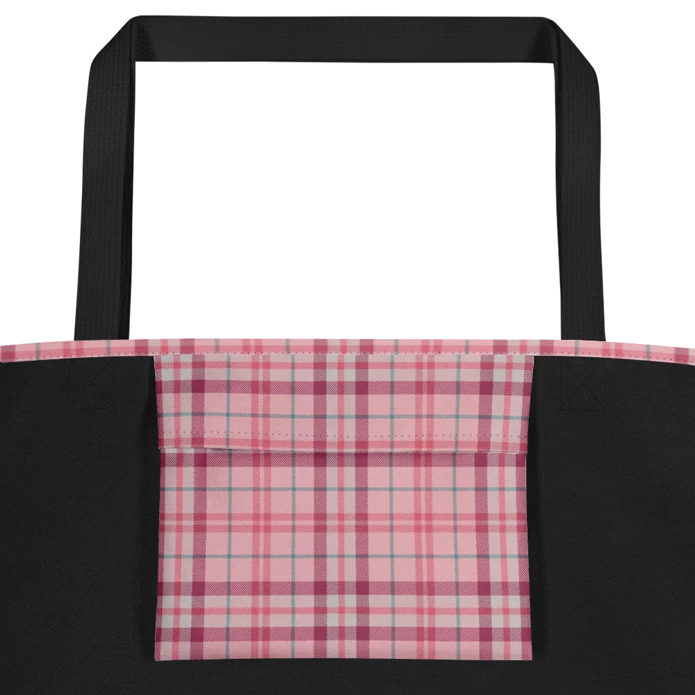 Valentine Plaid Tote Bag product image (7)