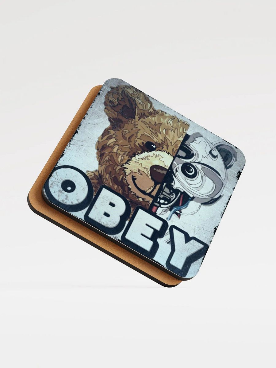 TeddyBot Propaganda Coaster product image (5)