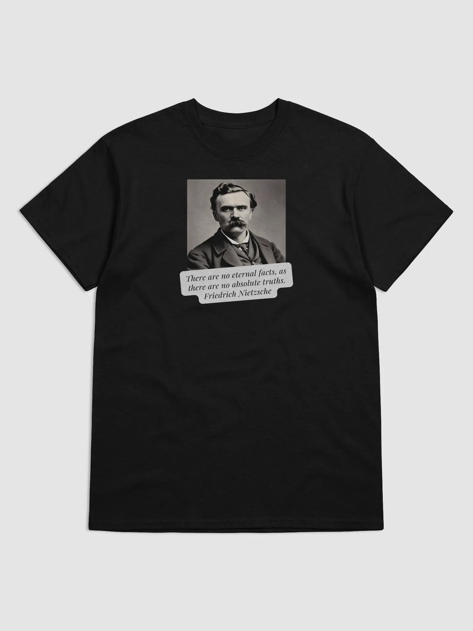 Nietzsche Quote T-Shirt – Bold Philosophy, Timeless Wisdom product image (1)