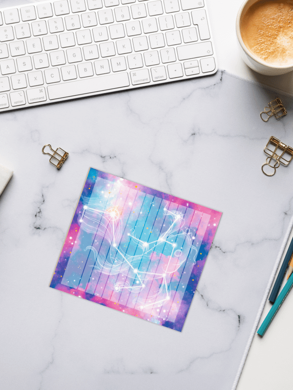 Cotton Candy Galaxy Koi - Notepad product image (3)