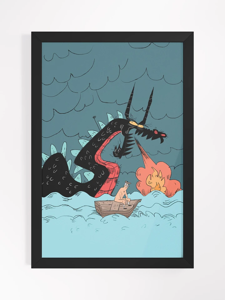 framed illustration- the naked sailor who doesn’t care anymore product image (1)