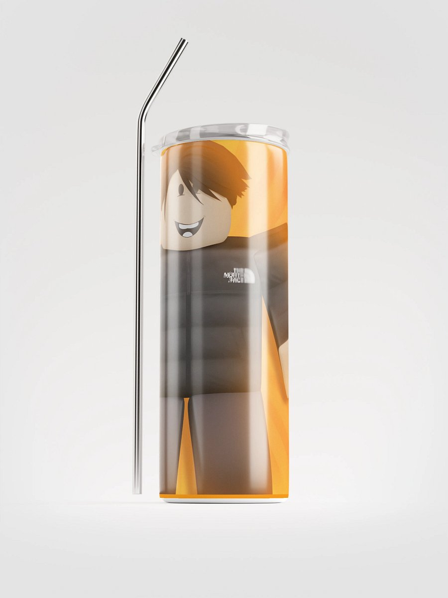 Smiling Block Character Stainless Steel Tumbler product image (1)