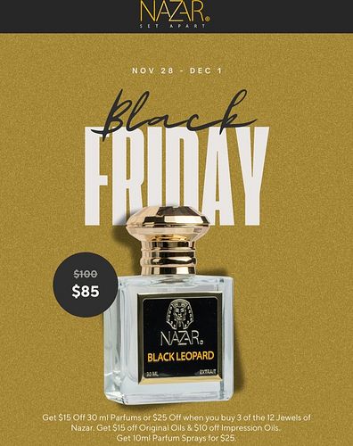 🛒 THIS THE ONE I been waiting on‼️ #blackfriday deals now LIVE @nazarfragrances You've seen everybody else's deals now it's t...