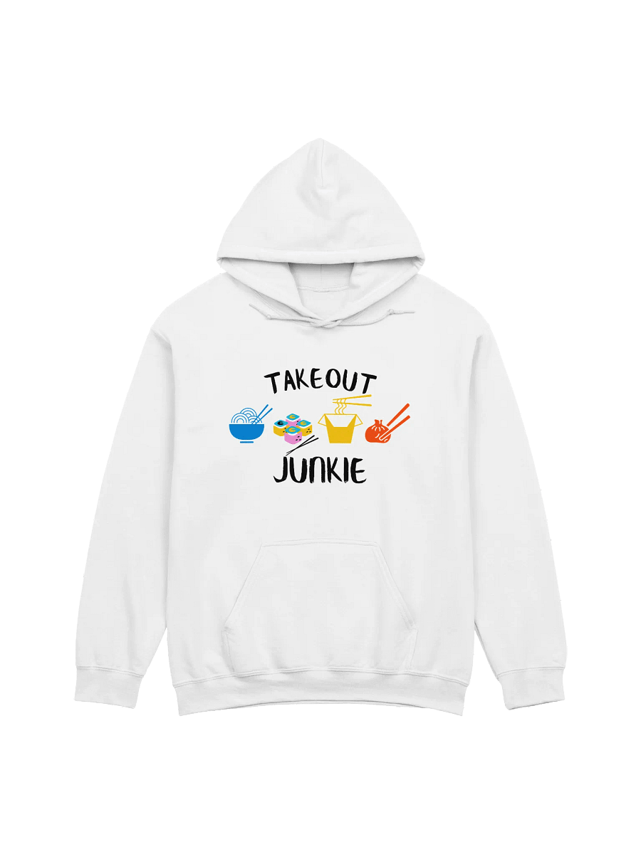 Takeout Junkie - Gildan Classic Hoodie - Light Colors product image (5)