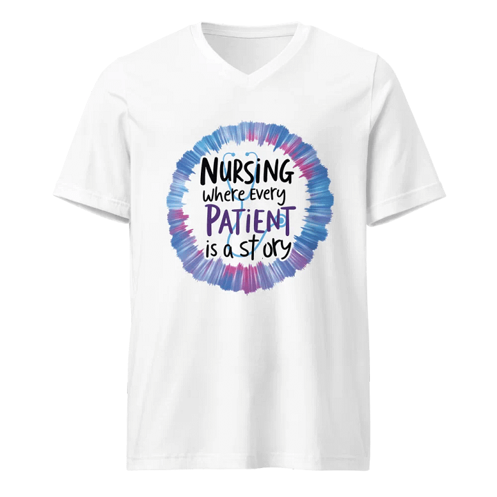 Every Patient is a Story Nurse V-Neck Tee product image (1)