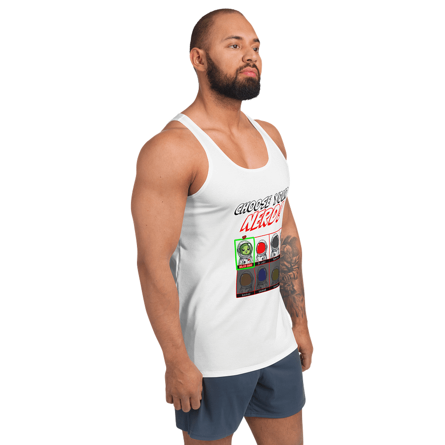 Choose your Nerd Tank (White) product image (3)