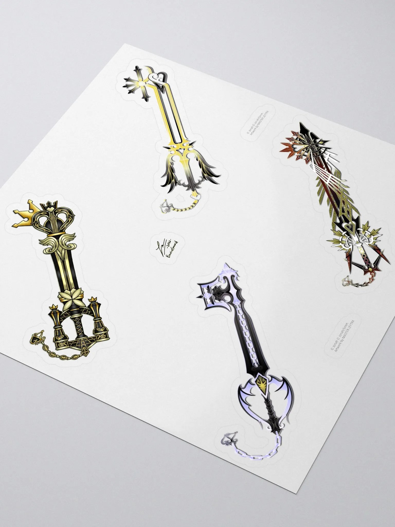 Vicennial Trace Keyblade Sticker Sheet 2 product image (3)