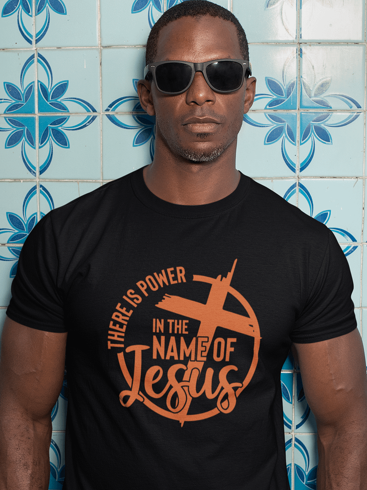 "Power in the Name of Jesus" Faith T-Shirt product image (1)