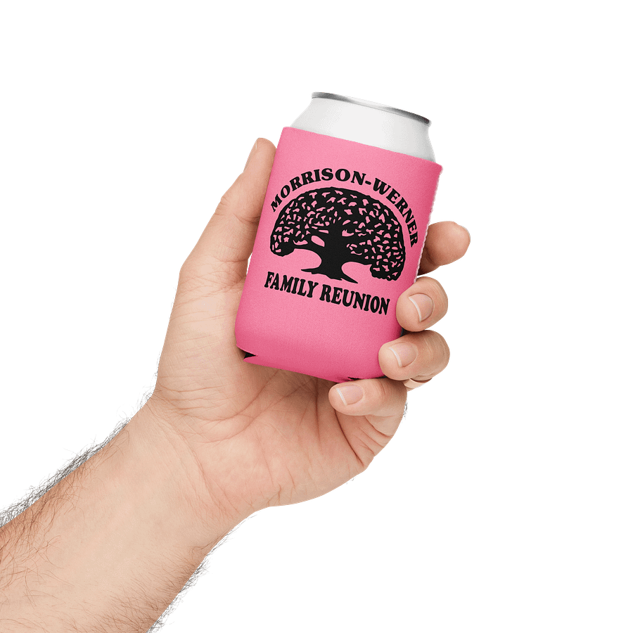 "Morrison-Werner Family Tree" Can Coozie (Pink) product image (3)