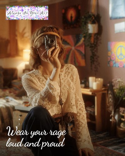 Wear more than a trend—wear your truth.

At Always In Your Art, every piece is a story screaming against silence and erasure....