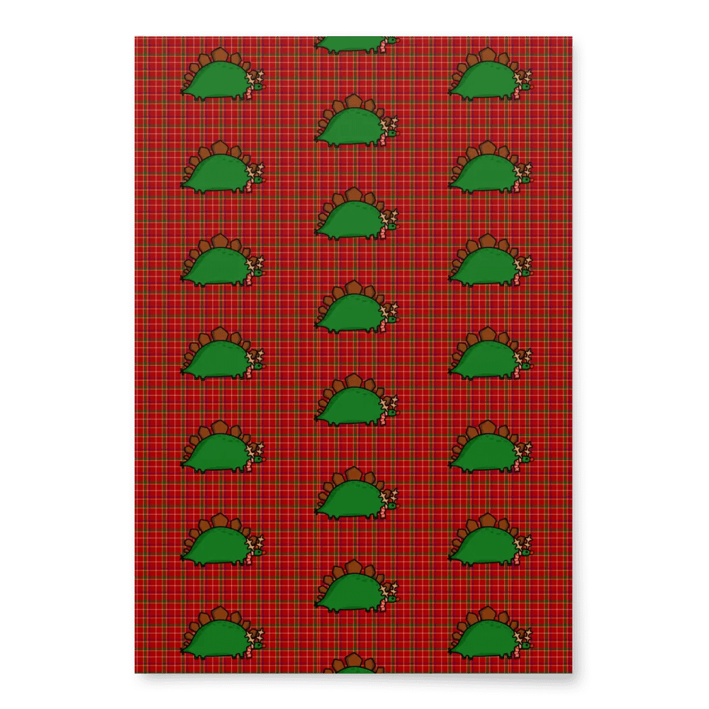 Rudolph The Stegosaurus Wrapping Paper Sheet Set (3 Sheets) product image (6)