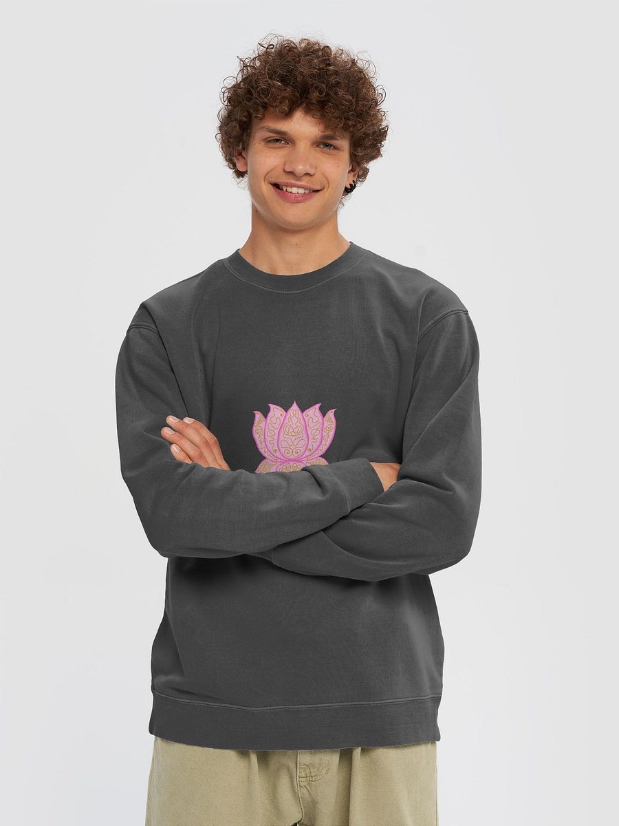Lotus Eye Unisex Pigment Dyed Sweatshirt product image (3)