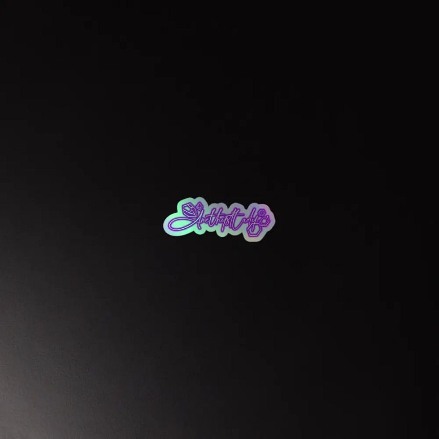 Holographic AmethystLady Idol Signature Sticker product image (4)