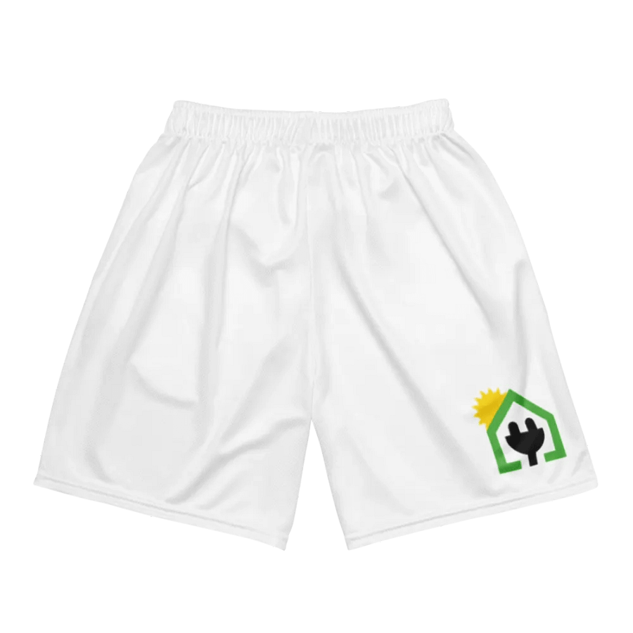 Plug It In Solar High-Quality Recycled Unisex Mesh Shorts product image (5)