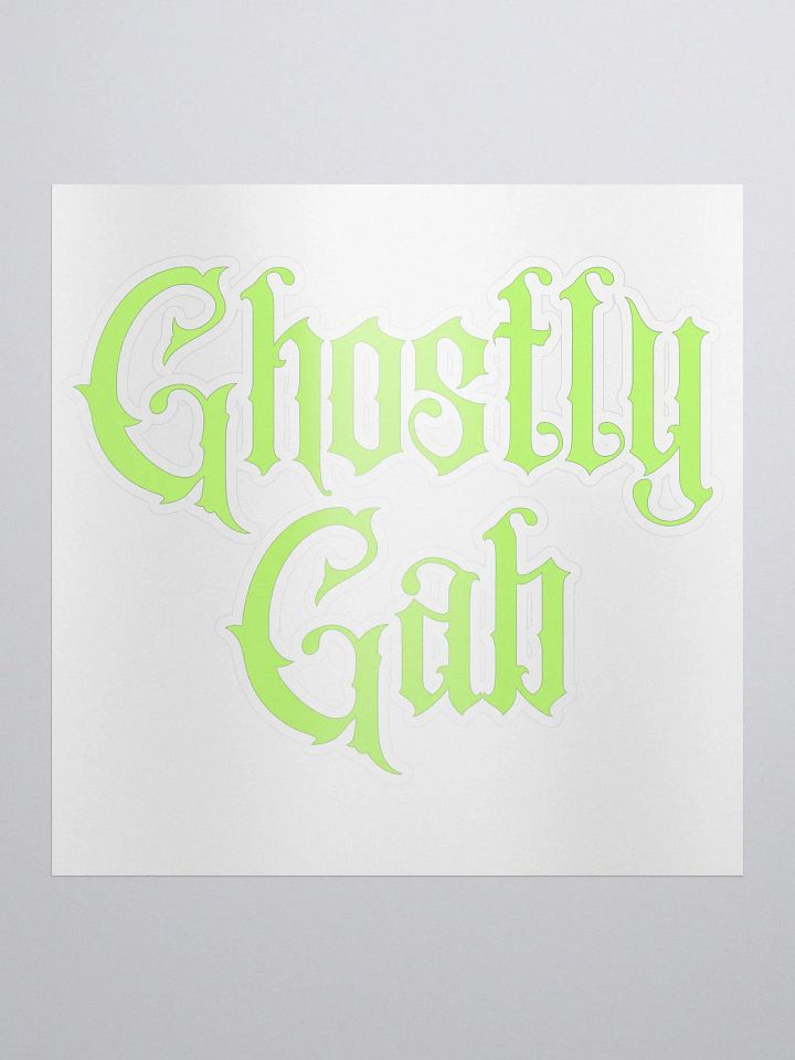 Ghostly Gab Sticker product image (2)