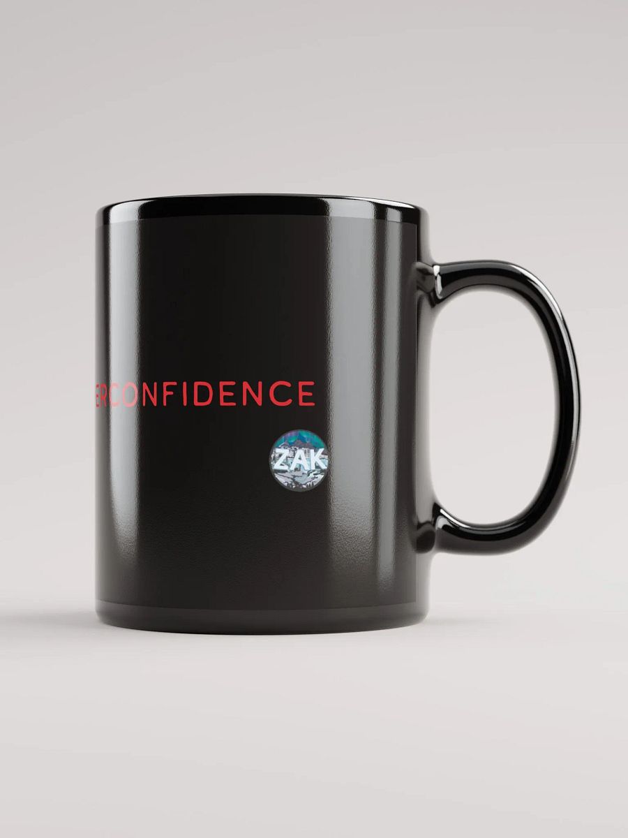 YOU DIED FROM OVERCONFIDENCE 11 oz Black Ceramic Mug product image (1)
