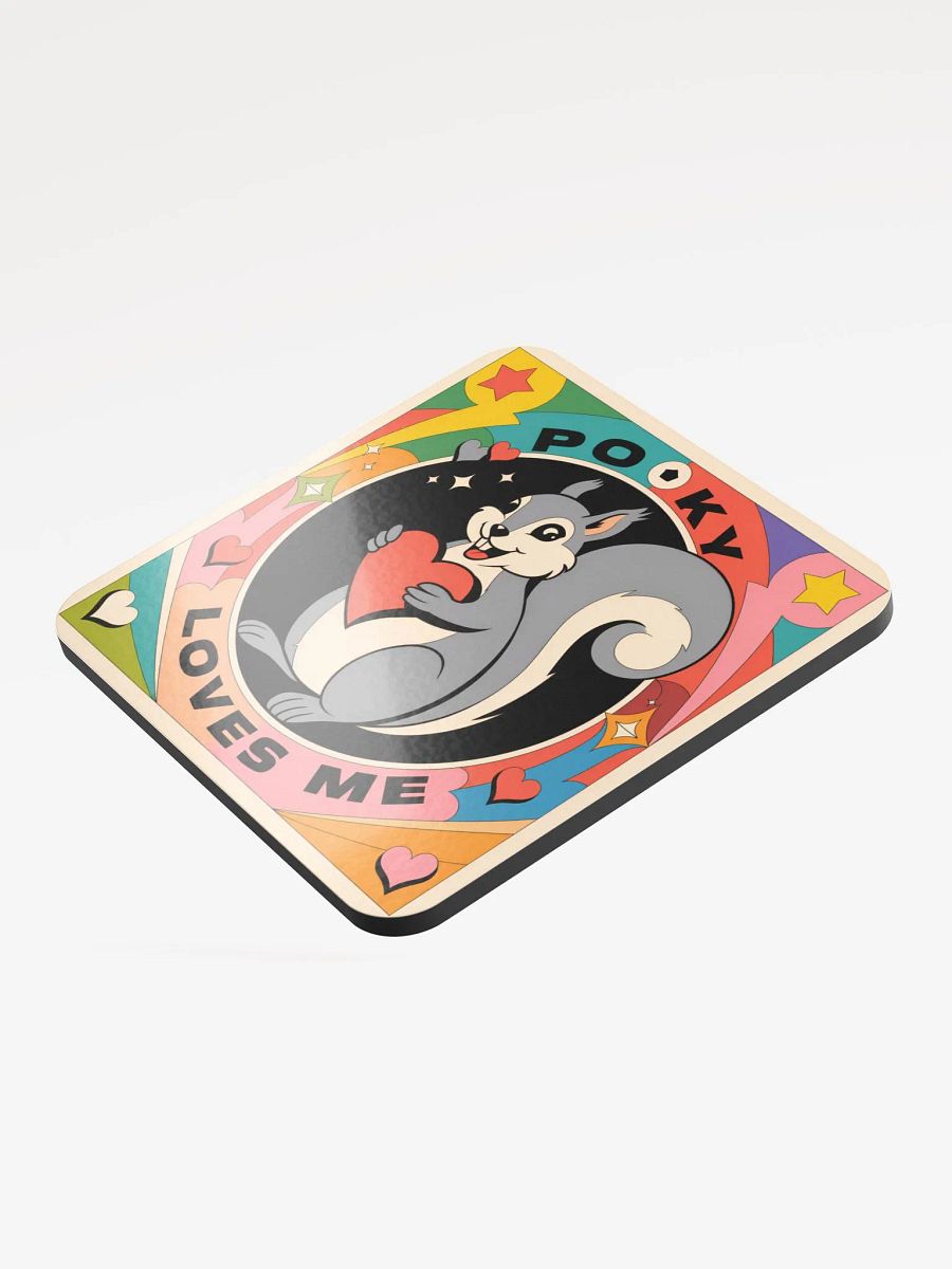 Coaster or micro art piece: Pooky Loves me product image (3)