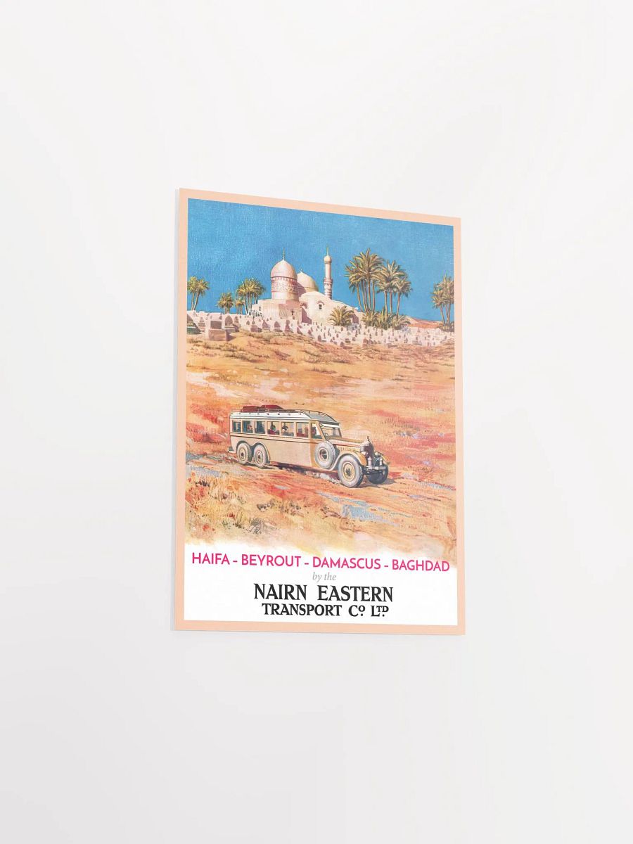 Haifa, Beirut, Damascus, Baghdad. Israel, Palestine, Lebanon, Syria, Iraq. 1931 — retro travel poster, vintage travel art print product image (8)