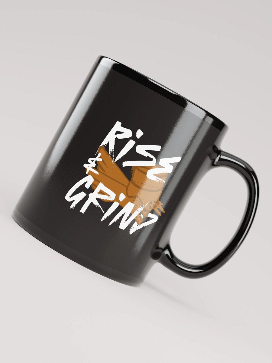 Rise & Grind Black Mug product image (7)