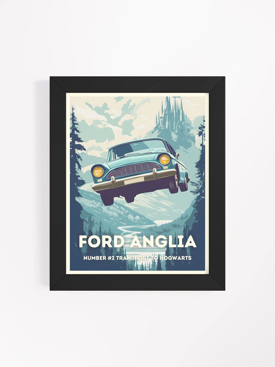 Ford Anglia Vintage Travel Poster product image (4)