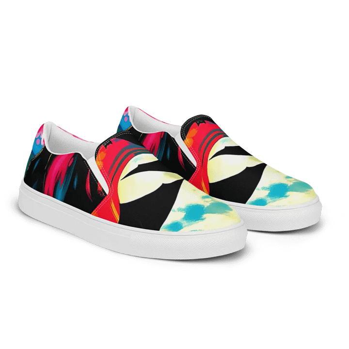 Lunar Dreams Women's Slip-On Canvas Shoes product image (2)
