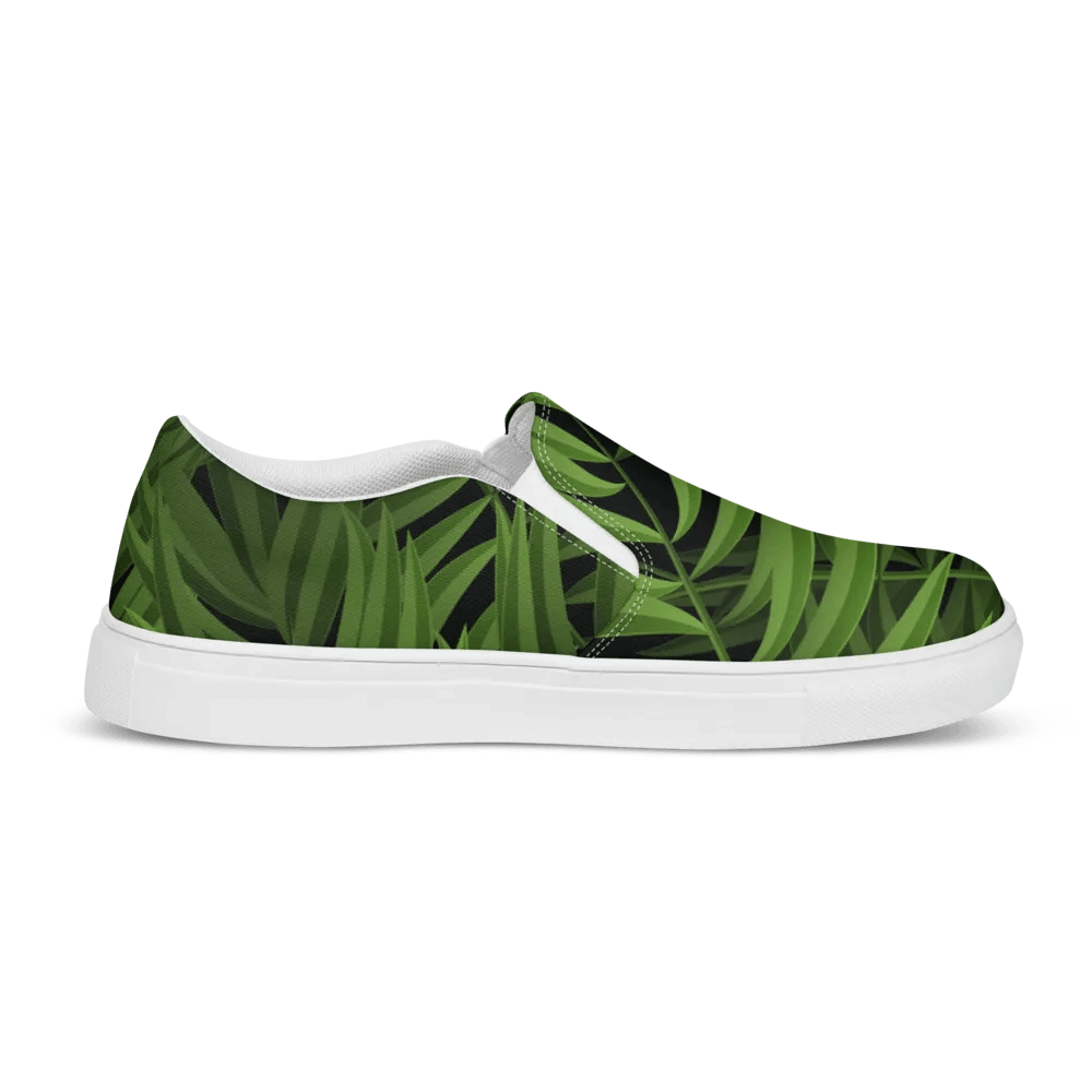 Tropical Green Men's Slip-Ons product image (10)