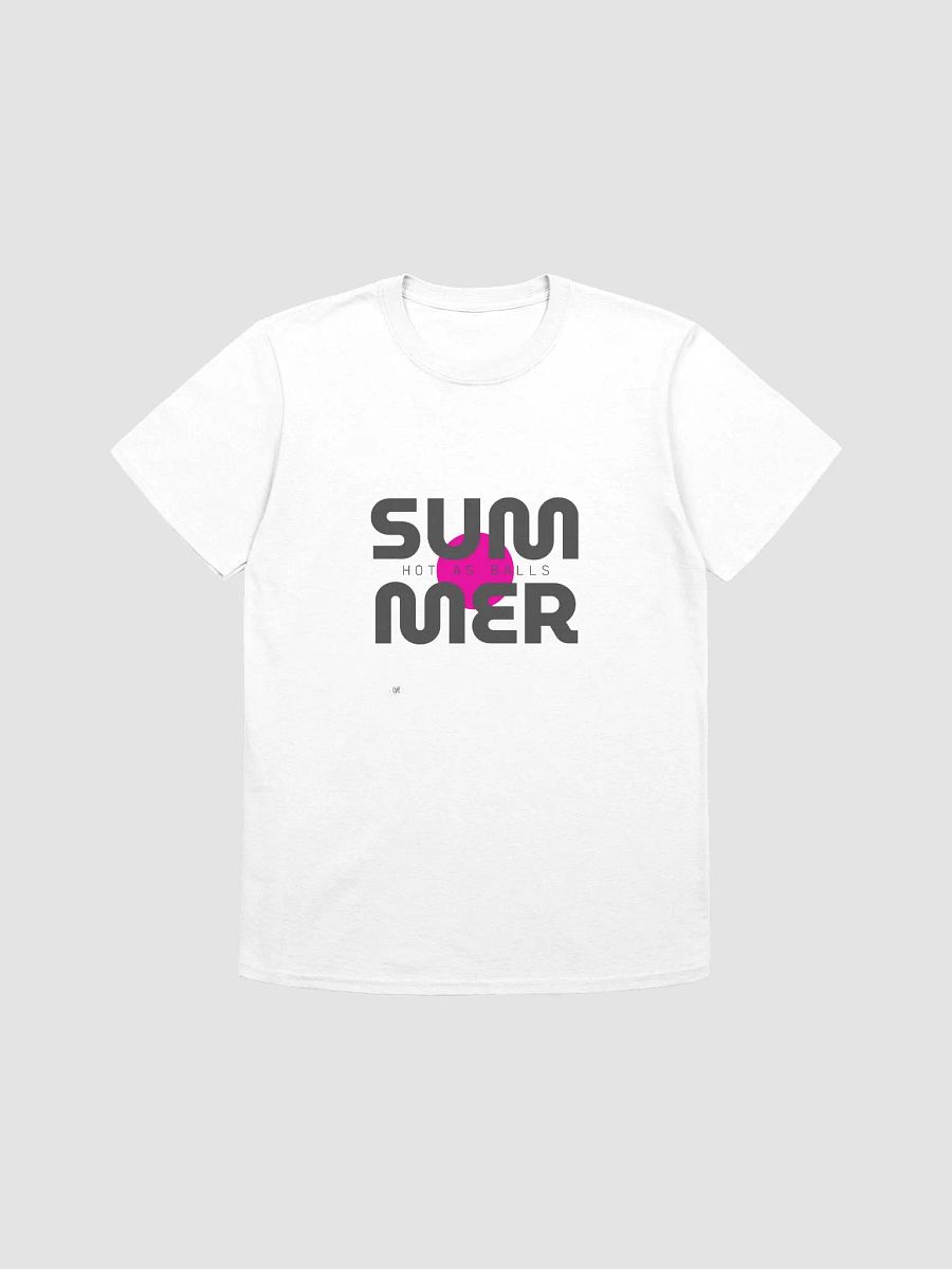 Summer Hot as Balls Graphic Tee – Bold Minimalist Heatwave Statement Shirt product image (1)
